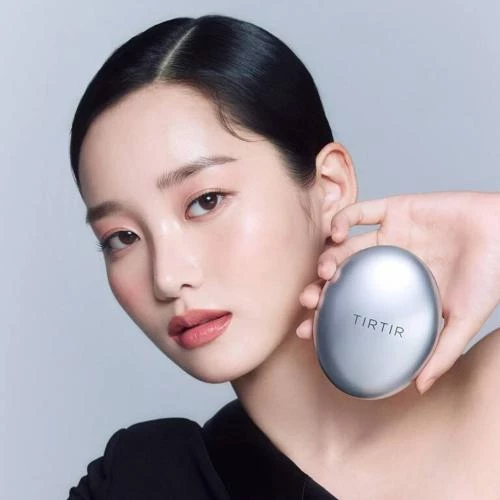 TIRTIR Mask Fit Aura Fond de Ten Cushion 21C Cool Ivory - Acoperire Naturala si Hidratare Profunda,18g