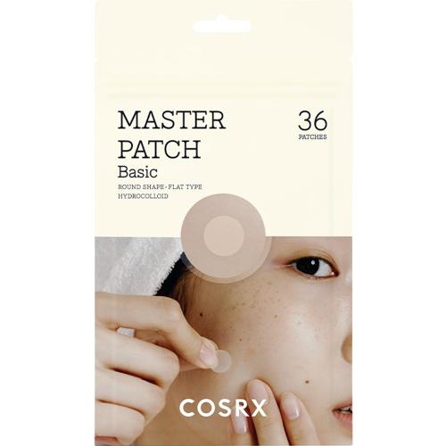 COSRX Master Patch Basic, 36 buc - plasturi formulati cu hidrocoloid, care contribuie la tratarea eruptiilor cutanate neprevazute si la metinerea umiditatii pentru a preveni aparitia altor eruptii