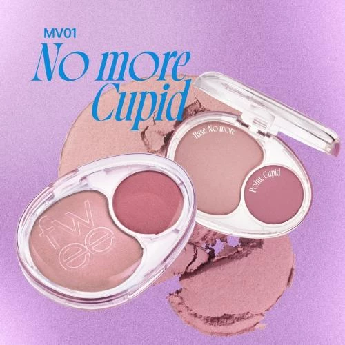 Mellow Dual Blusher Fard de obraz MV01 No More Cupid 7.2 gr