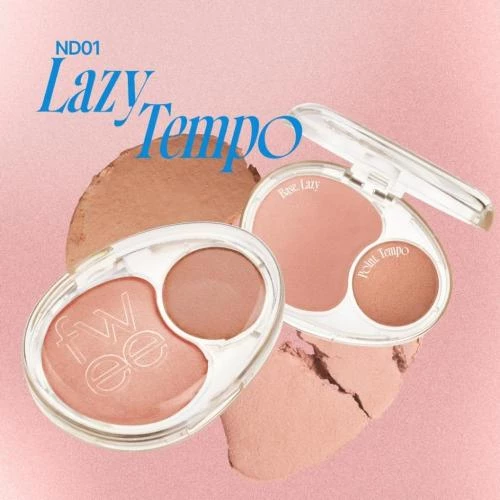 Mellow Dual Blusher Fard de obraz ND01 Lazy Tempo 7.2 gr