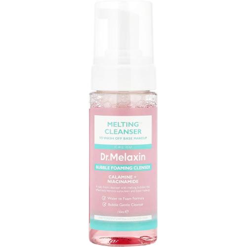 Dr. Melaxin Melting Cleanser - spuma de curatare formulata cu calamina si niacinamida, care contribuie la indepartarea protectiei solare, a fondului de ten si a impuritatilor - 150 ml