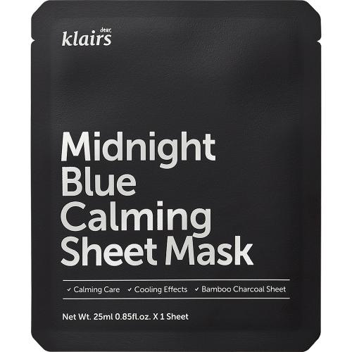 Dear Klairs Midnight Blue Masca de fata Calmanta - Calmanta si Hidratanta, efect anti-inflamator, 25 ml