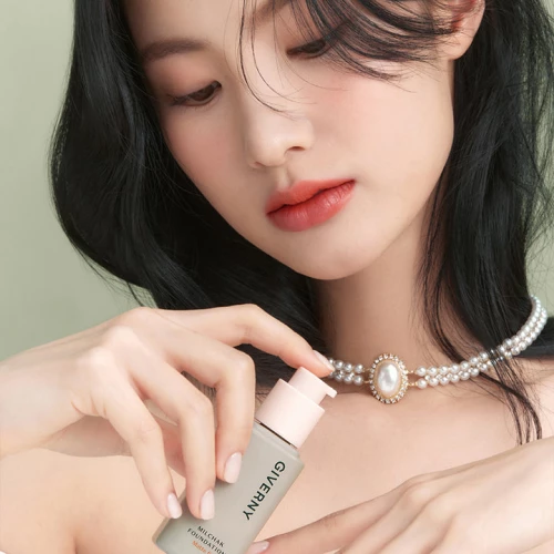 GIVERNY Milchak Matte Fond de Ten 21C Cool Beige - Fond de ten matifiant cu protectie UV si efect de albire, 30 ml