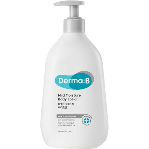 DERMA:B Mild Moisture Lotiune hidratanta pentru corp 400 ml - Hidratare intensa si calmare pentru piele sensibila, 400 ml