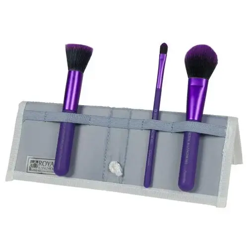 ROYAL AND LANGNICKEL Moda Complexion Perfection Set Pensule Machiaj Mov - Aplicare Profesionala si Machiaj Perfect, 4 Piese