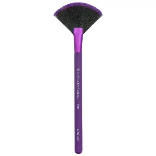 ROYAL AND LANGNICKEL Moda Pensula pentru iluminator Glow Expert - Pensula vegana pentru stralucire si contur precis, 1 buc