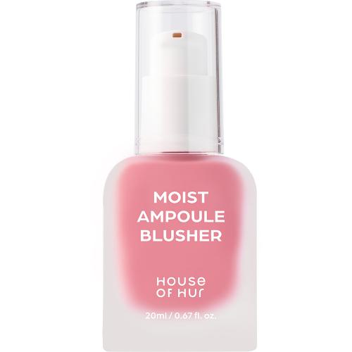 HOUSE OF HUR Moist Ampoule Blusher - fard de obraz lichid cu textura usoara tip ser, care contribuie la oferirea pielii unui plus de culoare si luminozitate - 20 ml - 06 Cherry Blossom