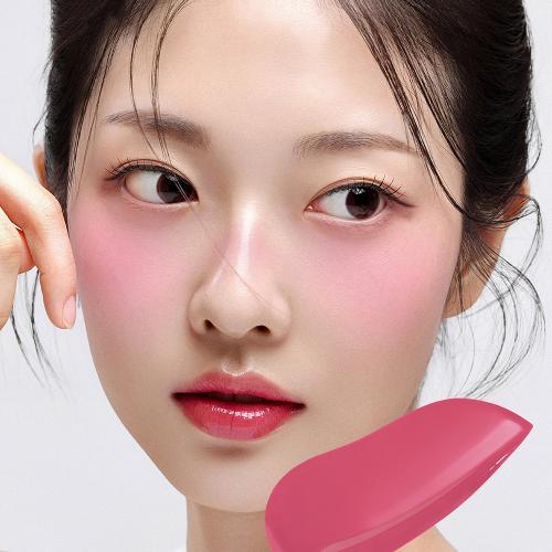 HOUSE OF HUR Moist Ampoule Blusher - fard de obraz lichid cu textura usoara tip ser, care contribuie la oferirea pielii a unui plus natural de culoare si luminozitate si la metinerea confortului pe parcursul zilei - 20 ml - 07 Pink Rosie