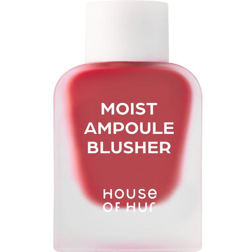 HOUSE OF HUR Moist Ampoule Blusher Mini - fard de obraz lichid cu textura usoara tip ser, care contribuie la oferirea pielii unui plus natural de culoare si luminozitate si la metinerea confortului pielii pe parcursul zilei - 10 ml - 02 Deep Plum