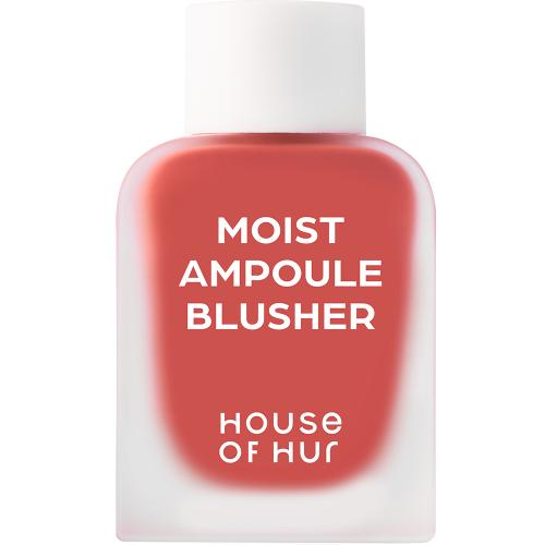 HOUSE OF HUR Moist Ampoule Blusher Mini - fard de obraz lichid cu textura usoara tip ser, care contribuie la oferirea pielii unui plus natural de culoare si luminozitate si la mentinerea confortului pielii - 10 ml - 05 Peach Coral