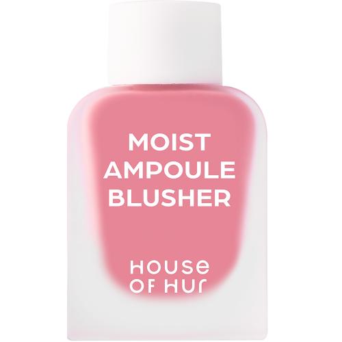 HOUSE OF HUR Moist Ampoule Blusher Mini - fard de obraz care contribuie la obtinerea unui plus natural de culoare si luminozitate, cu textura usoara tip ser care se estompeaza usor pentru un finisaj neted si natural - 10 ml - 06 Cherry Blossom