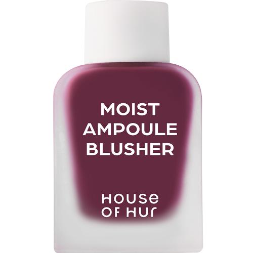 HOUSE OF HUR Moist Ampoule Blusher Mini - fard de obraz lichid cu textura usoara tip ser, care ofera pielii un plus natural de culoare si luminozitate si se estompeaza usor pentru un finisaj neted si natural - 10 ml - 08 Berry Purple