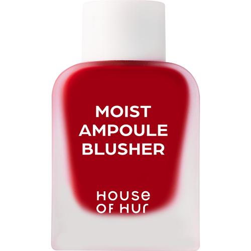 HOUSE OF HUR Moist Ampoule Blusher Mini - fard de obraz lichid cu textura usoara tip ser, care contribuie la un plus natural de culoare si luminozitate si la metinerea confortului pielii - 10 ml - 09 Ruby Red