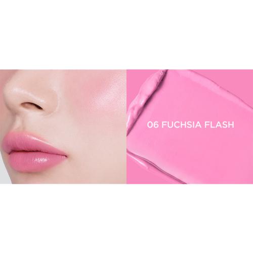 TIRTIR Mood Glider Lip and Blush Stick, 06 Fuchsia Flash, 3.8 gr - nuantator pentru buze pentru utilizare pe buze, obraji si pleoape, cu intensitate ajustabila prin aplicari succesive