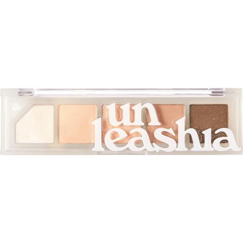 UNLEASHIA Mood Shower Face Palette fard de pleoape No. 3 Nude Shower - luminozitate si evidentiere, 4 gr