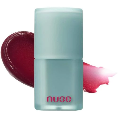 NUSE Mousse Liptual Ruj Lichid Mat 06 Plum Me - Hidratare Profunda si Efect Pudrat, 4.5 gr