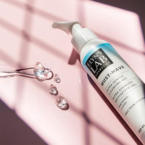 ELYN'S LAB Must-have - gel de curatare a fetei formulat cu fosfolipide si pantenol, care contribuie la indepartarea machiajului si la curatarea delicata a pielii - 100 ml