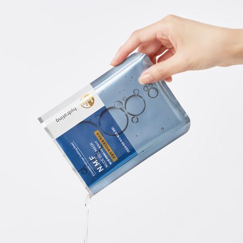 MEDIHEAL N.M.F Nude Gel Hidrogel Mask - Masca de fata formulata cu acid hialuronic si pantenol, care contribuie la hidratarea pielii si la reducerea senzatiei de disconfort - 30 gr