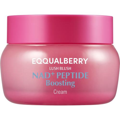 EQQUALBERRY NAD+Peptide Boosting Cream, 50 ml - Crema de fata formulata cu NAD+ si peptide, care contribuie la revitalizarea pielii si la mentinerea confortului cutanat