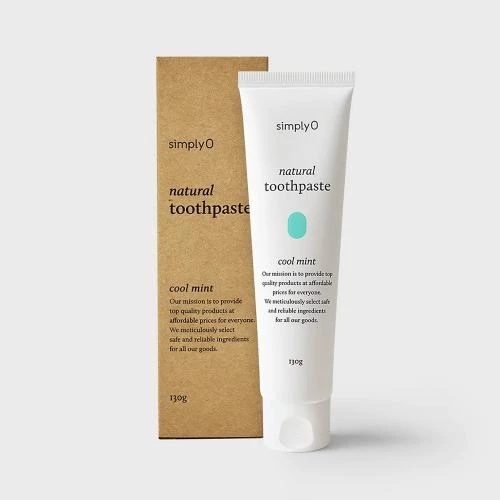 SimplyO Natural Toothpaste Cool Mint – Pastă de Dinți cu Mentă Răcoritoare, 60 g