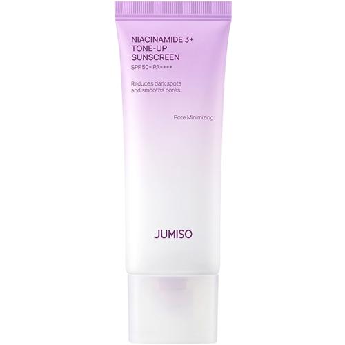 JUMISO Niacinamide 3+ Tone-up Sunscreen, 40 ml - Crema de fata formulata cu niacinamida si acid tranexamic, care contribuie la protectia ridicata impotriva radiatiilor UVA si UVB si la mentinerea luminozitatii tenului, Daily