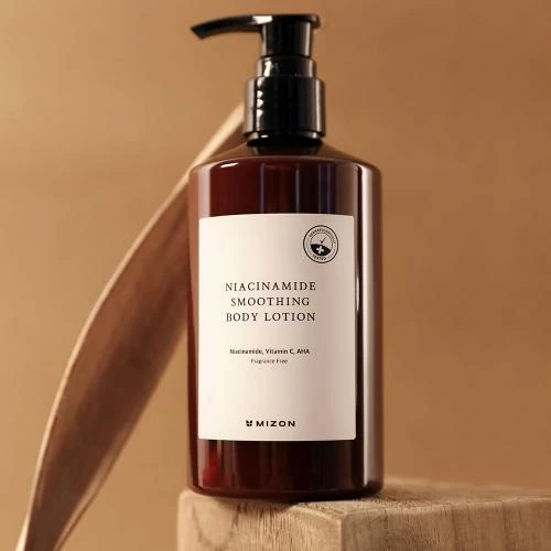 Mizon Niacinamide Smoothing Lotiune de Corp Iluminatoare - Luminozitate si Hidratare cu Niacinamida 10%, 300 ml