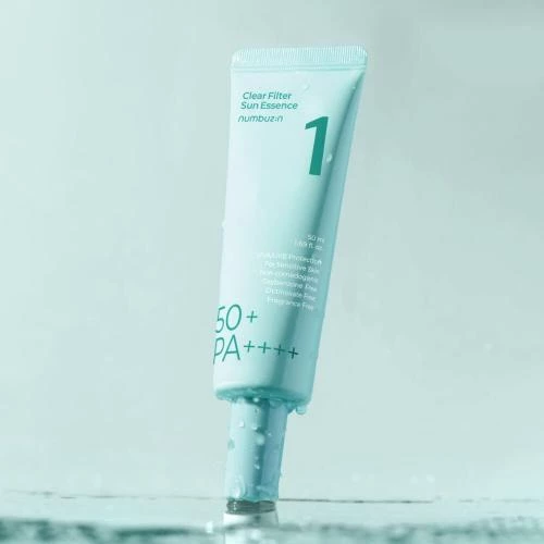 Numbuzin No.1 Clear Filter Sun Essence – Cremă Solară cu SPF50+ PA++++, 50 ml, Textură Lejeră, Protecție și Hidratare