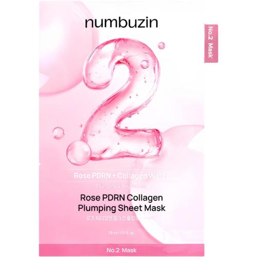 No.2 Rose PDRN Collagen Plumping Sheet Mask Crema de fata 33 ml