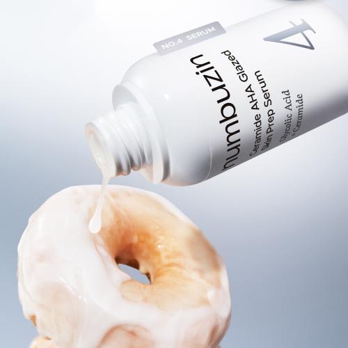 No.4 Ceramide AHA Glazed Skin Prep Serum Ser de fata 30 ml