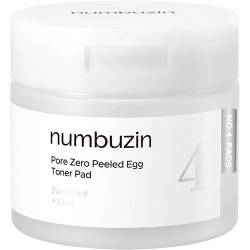 NUMBUZIN No.4 Pore Zero dischete tonice exfoliante - exfoliere blanda si reducerea porilor, 70 buc