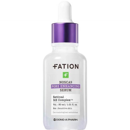 FATION Nosca9 Trouble Pore Enhancing Serum, 30 ml - Ser de fata formulat cu Retinal RX Complex, niacinamida si peptide, care contribuie la ingrijirea tenului cu pori dilatati si la metinerea hidratarii tenului