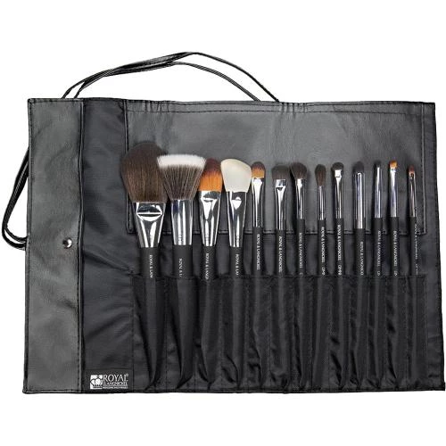 ROYAL AND LANGNICKEL Omnia Professional Set Pensule Machiaj 14 Piese BOM-14 - Aplicare Precisa si Estompare Profesionala, Vegan & Ultra-Fine, 350g