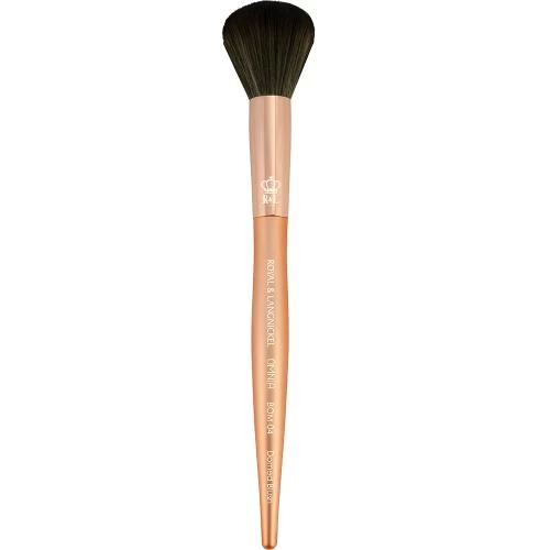 ROYAL AND LANGNICKEL Omnia Rose Gold Pensula pentru aplicare blush Domed Blush - Aplicare Uniforma si Stralucire Naturala, 1 buc