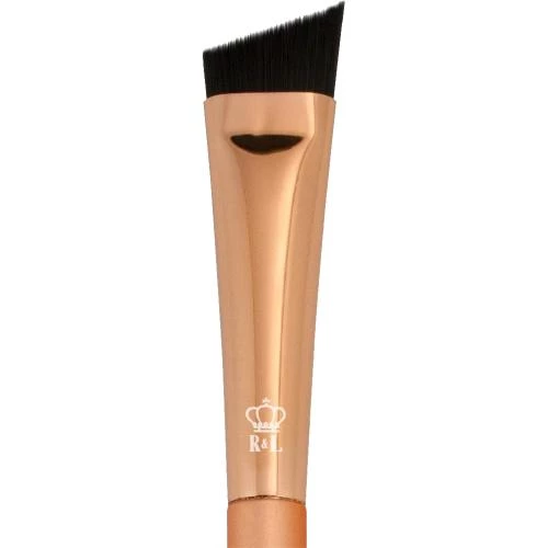 ROYAL AND LANGNICKEL Omnia Pensula pentru aplicarea fardului de sprancene Rose Gold - Definire Precisa si Contur Profesionist, 1 buc
