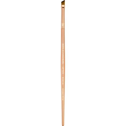 ROYAL AND LANGNICKEL Omnia Rose Gold Pensula Unghiulara pentru Sprancene Angled Brow - Precizie Profesionala si Definire Perfecta, 1 buc