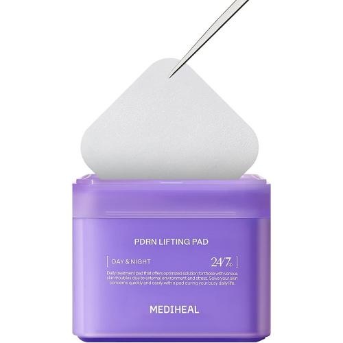 MEDIHEAL PDRN Lifting Pad, 100 buc - toner de fata formulat cu Rose PDRN, care contribuie la imbunatatirea aspectului porilor si la mentinerea hidratarii pielii