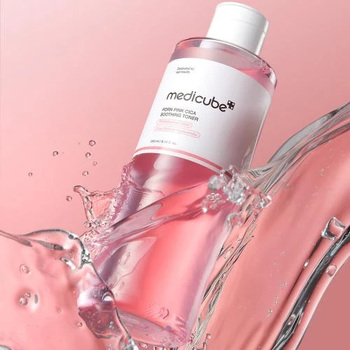 PDRN Pink Cica Soothing Toner de fata hidratant si iluminator 250 ml