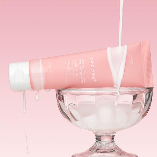 MEDICUBE PDRN Pink Hyaluronic Moisturizing Crema de fata - hidratare si uniformizare, 50 ml