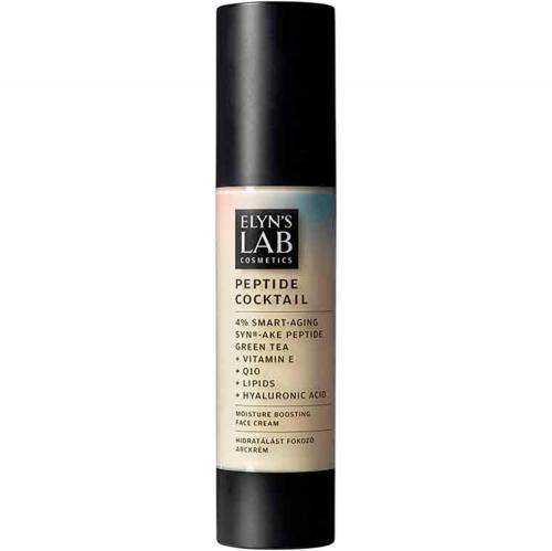 ELYN'S LAB Peptide Cocktail 4% Smart-Aging Syn-Ake Peptide, 50 ml - crema de fata formulata cu peptida SYN-AKE si extract de ceai verde, care contribuie la diminuarea ridurilor si la mentinerea unui ten cu aspect uniform si neted