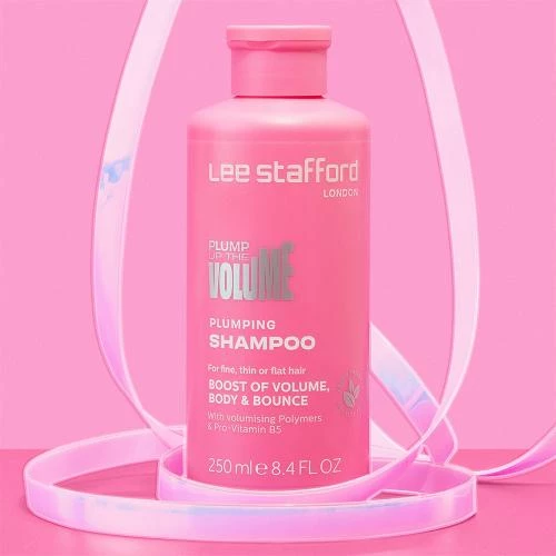 Lee Stafford Plump Up The Volume Sampon pentru Volum si Hidratare 250 ml - Curatare delicata si stralucire naturala, 250 ml
