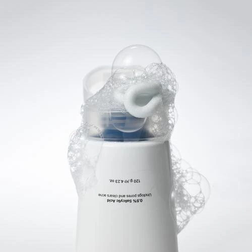 JUMISO Pore Purifying Foaming Cleanser Renew Spuma de Curatare cu Acid Salicilic 0.5% - Anti Puncte Negre si Porii Dilatati, 120 ml