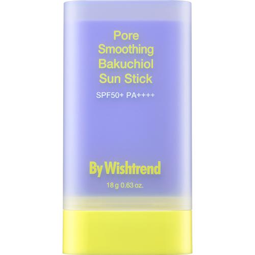 By Wishtrend Pore Smoothing Bakuchiol Sun Stick SPF50+ PA++++ 18 gr - stick pentru fata formulat cu bakuchiol si niacinamida, care contribuie la protectia pielii de razele UV si la imbunatatirea texturii pielii, Daily