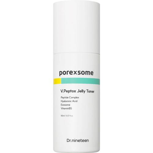 DR.NINETEEN PoreXsome V.Peptox Jelly Toner 150 ml - Toner de fata formulat cu acid hialuronic si pantenol, care contribuie la hidratarea pielii si la mentinerea confortului pielii