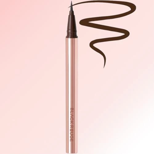 BLACK ROUGE Power Proof Tus de ochi P02 Deep Brown - Rezistent la apa si uscare rapida, 0.6g