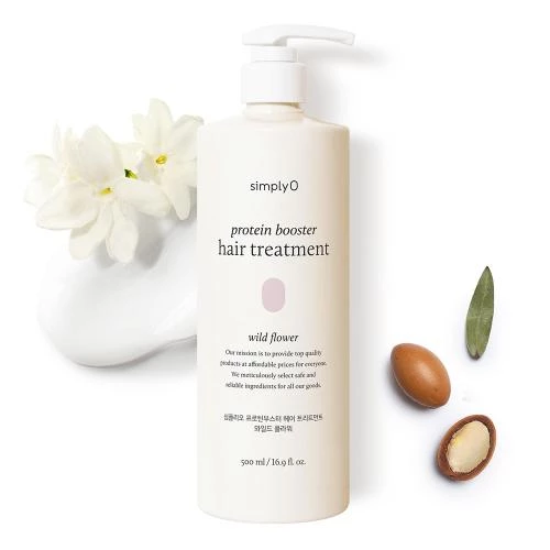 SIMPLYO Wild Flower Masca de Par Hranitoare si Hidratanta - Reparare Intensiva si Stralucire, 500 ml