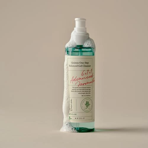 AXIS-Y 6+1+1 Gel de curatare faciala Quinoa - Curatare delicata si hidratare naturala, 180 ml