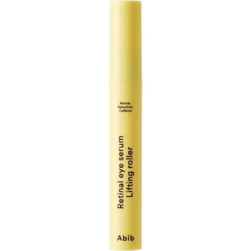 ABIB Retinal Eye Serum Lifting Roller - ser de ochi formulat cu retinal si cafeina, care contribuie la imbunatatirea aspectului zonei delicate din jurul ochilor si la metinerea aspectului odihnit - 15 ml