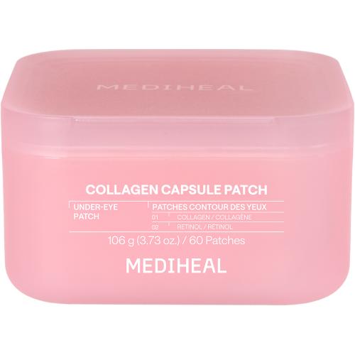 MEDIHEAL Retinol Collagen Capsule Patch 106 gr - Benzi pentru ochi formulat cu retinol si niacinamida, care contribuie la netezirea aspectului liniilor fine si la metinerea fermitatii pielii