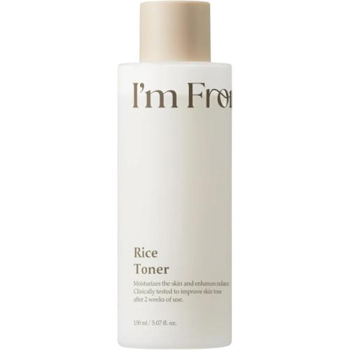 I'M FROM Rice Toner, 150 ml - Toner de fata formulat cu extract de orez organic si GOA RICE din Yeoju, care contribuie la hidratarea pielii si la mentinerea confortului cutanat