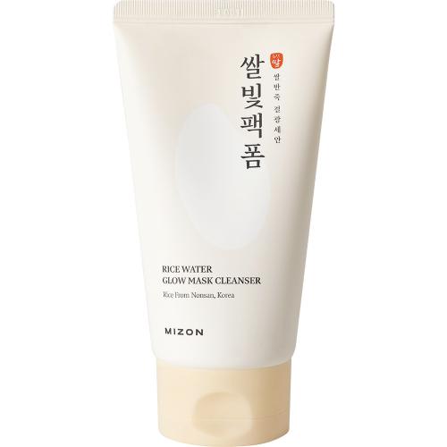 MIZON Rice Water Glow Mask Cleanser, 150 ml - Masca de fata formulata cu apa din seminte de orez Haiami si pudra de orez, care contribuie la indepartarea impuritatilor si sebumului si la hidratarea pielii